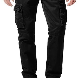 Black cargo pants